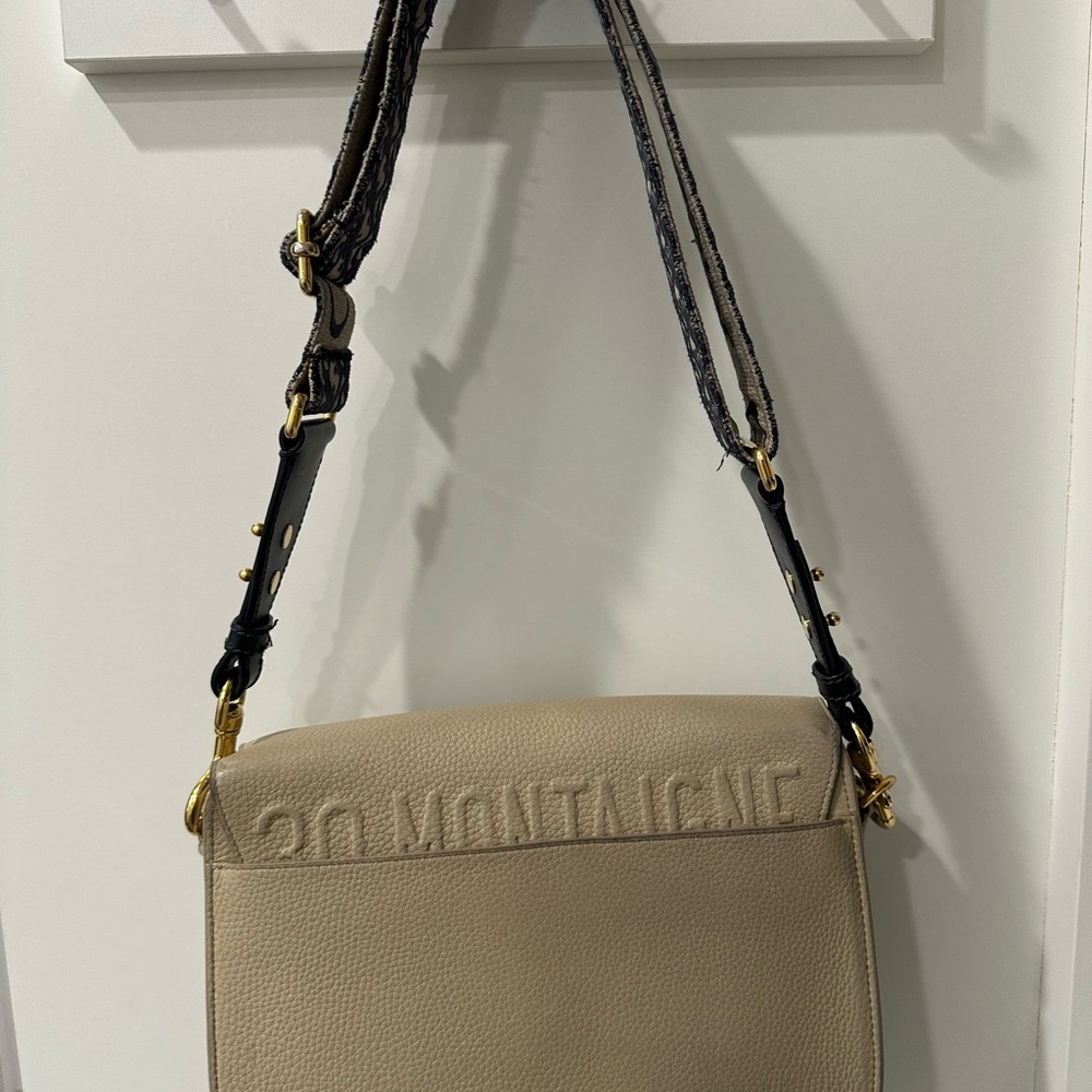 Dior Taupe Leather Crossbody Bag - Picture 16 of 16
